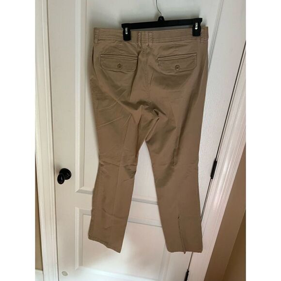 St John’s Bay straight Leg khaki pants size 16 tall long - Picture 5 of 9